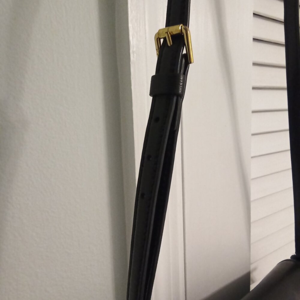 Ralph Lauren Black Crossbody Bag with Gold Details - Picture 4 of 9